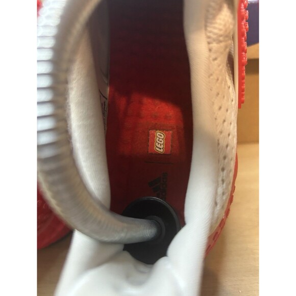 Adidas Ultraboost DNA X Lego Men's White Red Running Shoes Size 7.5 - Picture 9 of 12